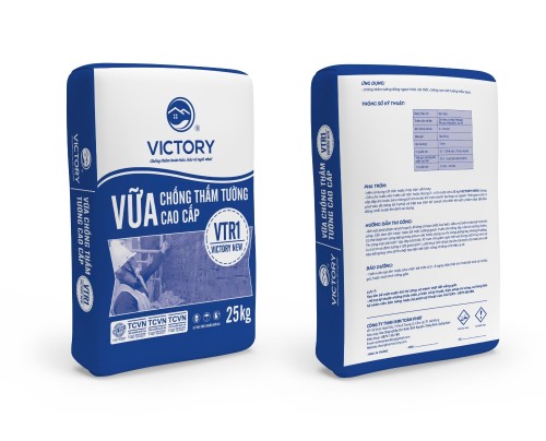Vữa Trộn Sẵn Chống Thấm Tường Victory New - VTR1