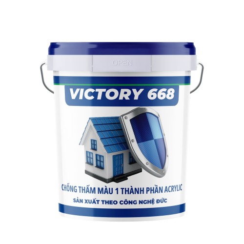 CHỐNG THẤM MÀU 1 THÀNH PHẦN ACRYLIC VICTORY 668 - VTR10